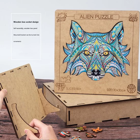 DoublewsgiftsNL Legpuzzel - Houten Jigsaw Puzzel - Olifant - Dierenfiguur - 148st - Double W's Gifts 2 DoublewsgiftsNL Legpuzzel - Houten Jigsaw Puzzel - Olifant - Dierenfiguur - 148st - Double W's Gifts - Afbeelding 2