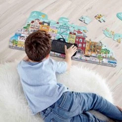Hape Vloerpuzzel City Junior 83 Cm Hout 48-delig 6 Hape Vloerpuzzel City Junior 83 Cm Hout 48-delig -Puzzels Verkoop 550x550 16