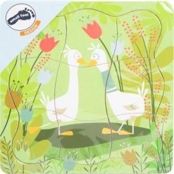 Small Foot Company Small Foot - Layer Puzzle Pair Of Ducks