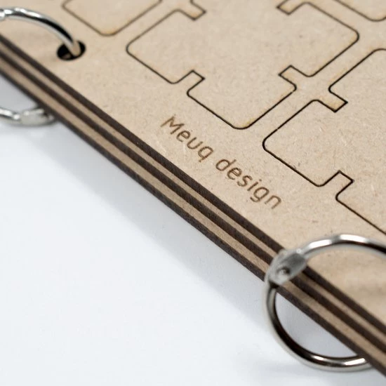 Menu Design Meuq Design Triangulus - 3D Puzzel - Geometrisch - Hout Naturel - S 3 Menu Design Meuq Design Triangulus - 3D Puzzel - Geometrisch - Hout Naturel - S - Afbeelding 3