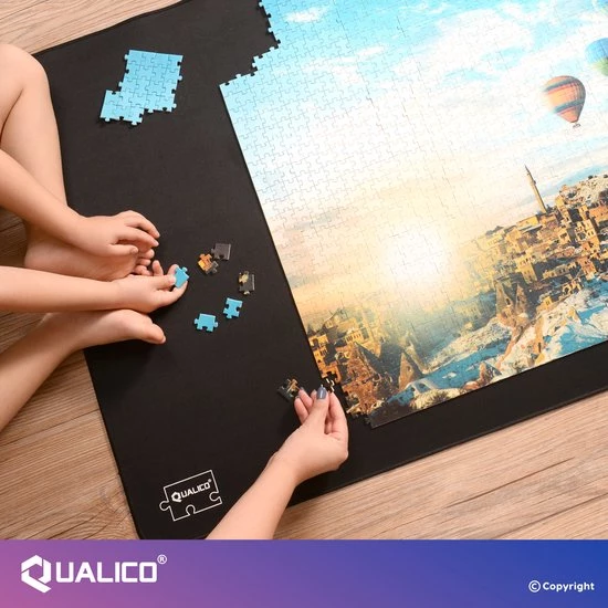 Qualico 1500 - Puzzelmat Neopreen - Antislip - De Portapuzzle Die Echt Werkt! Tot En Met 1500 Stukjes - 66 X 120 Cm 12 Qualico 1500 - Puzzelmat Neopreen - Antislip - De Portapuzzle Die Echt Werkt! Tot En Met 1500 Stukjes - 66 X 120 Cm - Afbeelding 12