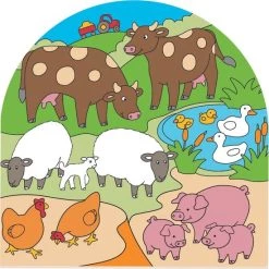 Bigjigs - Houten Lagenpuzzel Boerderij, 26st. -Puzzels Verkoop 550x552 2