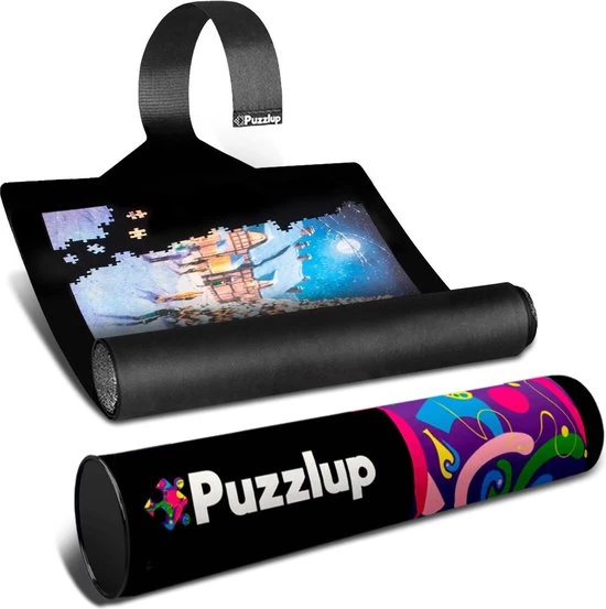 Puzzlup 3000 - XXL Puzzelmat Neopreen - Zelfsluitend En Antislip - Portapuzzle Met Luxe Opbergtube - Tot En Met 3000 Stukjes - 95 X 150 Cm 1 Puzzlup 3000 - XXL Puzzelmat Neopreen - Zelfsluitend En Antislip - Portapuzzle Met Luxe Opbergtube - Tot En Met 3000 Stukjes - 95 X 150 Cm