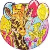 Wood Trick Sierlijke Giraffe - Houten Vormpuzzel