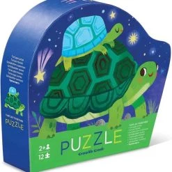 Crocodile Creek Mini Puzzel Turtles Together - 12 Stukjes