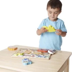 Melissa & Doug Houten Puzzel Bouwvoertuigen (6-delig) -Puzzels Verkoop 550x580 1