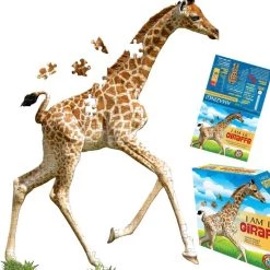 Madd Capp Puzzel Giraffe Oranje 100 Stukjes -Puzzels Verkoop 550x580