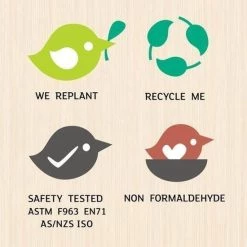 Tender Toys Blokpuzzel Lieveheersbeestje Hout Junior 10 Cm 5-delig -Puzzels Verkoop 550x586