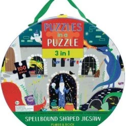 Floss & Rock 3-in-1 Spellbound Puzzel- 63,5 X 36 Cm