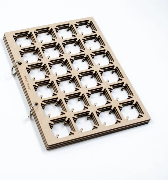 Menu Design Meuq Design Triangulus - 3D Puzzel - Geometrisch - Hout Naturel - S 6 Menu Design Meuq Design Triangulus - 3D Puzzel - Geometrisch - Hout Naturel - S - Afbeelding 6