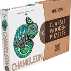 Art Bizniz Legpuzzel Kameleon 37 X 28 Cm Hout Groen 111-delig -Puzzels Verkoop 550x594 1