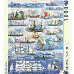 The New York Puzzle Company New York Puzzle Company Navires ~ Ships - 1000 Pieces -Puzzels Verkoop 550x623 2