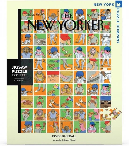 The New York Puzzle Company New York Puzzle Company Inside Baseball - 1000 Pieces 2 The New York Puzzle Company New York Puzzle Company Inside Baseball - 1000 Pieces - Afbeelding 2