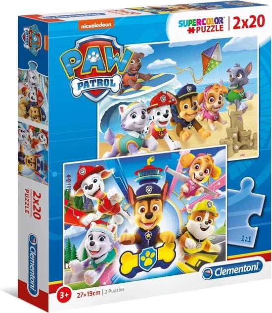 2005958_010.jpg CLEMENTONI PAW PATROL PUZZEL 2X20ST 4 2005958_010.jpg CLEMENTONI PAW PATROL PUZZEL 2X20ST - Afbeelding 4