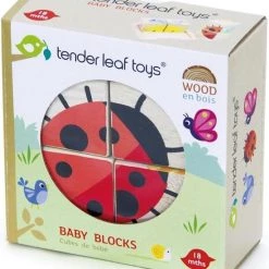 Tender Toys Blokpuzzel Lieveheersbeestje Hout Junior 10 Cm 5-delig -Puzzels Verkoop 550x634