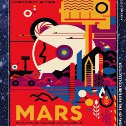 The New York Puzzle Company Visit Mars - NYPC NASA Collectie Puzzel 1000 Stukjes - 0819844013042 -Puzzels Verkoop 550x685