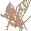 S.Y.W Houten 3d Puzzel/bouwpakket Vlinder
