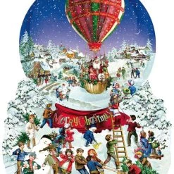 SunsOut Shaped Legpuzzel Old Fashioned Snow Globe