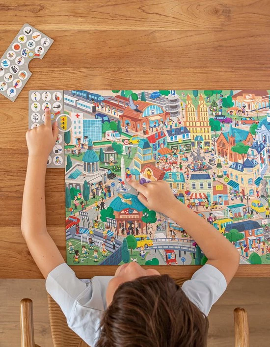 Apli Kids - Zoek En Vind Puzzel Stad 2 Apli Kids - Zoek En Vind Puzzel Stad - Afbeelding 2