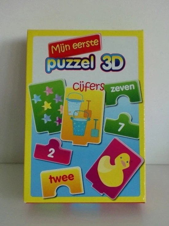 Jade Mijn Eerste Puzzel 3D Cijfers 1 Jade Mijn Eerste Puzzel 3D Cijfers