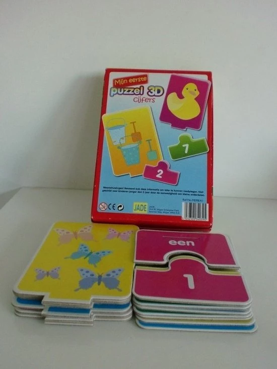 Jade Mijn Eerste Puzzel 3D Cijfers 3 Jade Mijn Eerste Puzzel 3D Cijfers - Afbeelding 3