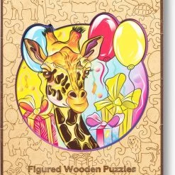Wood Trick Sierlijke Giraffe - Houten Vormpuzzel -Puzzels Verkoop 550x740 1