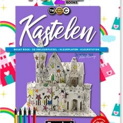 Eureka 3D Puzzle Books Kleur- En Puzzelboek - Kastelen