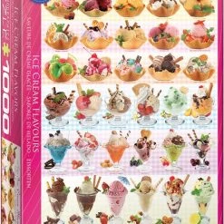 Eurographics Ice Cream Flavours 1000pcs Legpuzzel 1000 Stuk(s) Eten & Drinken