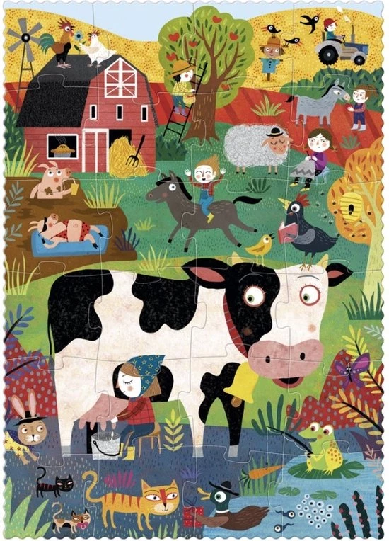 My Little Farm Pocketpuzzel 3+ Jaar - Londji 1 My Little Farm Pocketpuzzel 3+ Jaar - Londji