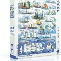 The New York Puzzle Company New York Puzzle Company Navires ~ Ships - 1000 Pieces -Puzzels Verkoop 550x817