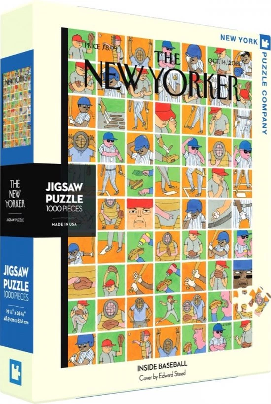 The New York Puzzle Company New York Puzzle Company Inside Baseball - 1000 Pieces 4 The New York Puzzle Company New York Puzzle Company Inside Baseball - 1000 Pieces - Afbeelding 4