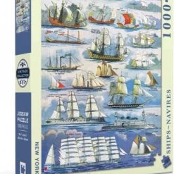 The New York Puzzle Company New York Puzzle Company Navires ~ Ships - 1000 Pieces