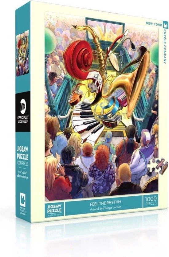 The New York Puzzle Company New York Puzzle Company Feel The Rhythm - 1000 Pieces 1 The New York Puzzle Company New York Puzzle Company Feel The Rhythm - 1000 Pieces